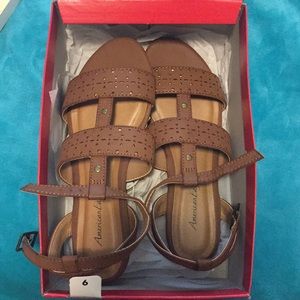 Brown sandals